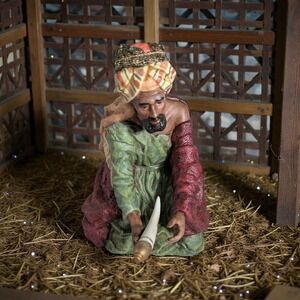 1999 Grandeur Noel Nativity Wiseman Replacement Porcelain N0094 Christmas Vtg